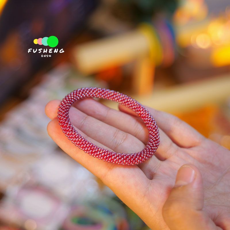 Wholesale Nepal Japanese Essential Oil Diffuser Hand-woven Solid Color Bracelet